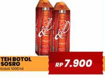 Promo Harga Sosro Teh Botol 1000 ml - Yogya