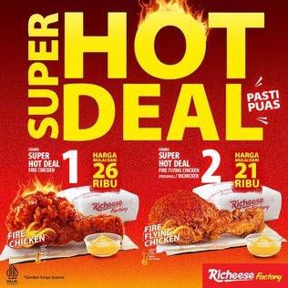Promo Harga Super Hot Deal  - Richeese Factory