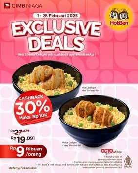 Promo Harga Exclusive Deals  - HokBen