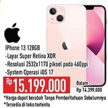 Promo Harga Apple iPhone 13 128 GB  - Hypermart