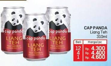 Promo Harga Cap Panda Minuman Kesehatan Liang Teh 310 ml - Lotte Grosir