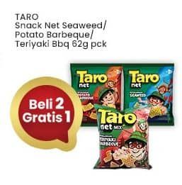 Promo Harga Taro Net Seaweed, Mix Teriyaki Barbeque, Potato BBQ 65 gr - Indomaret