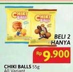 Promo Harga Chiki Balls Chicken Snack All Variants 55 gr - Alfamidi