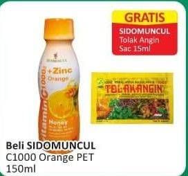 Promo Harga SIDO MUNCUL Minuman Vitamin C1000 150 ml - Alfamart