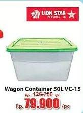 Promo Harga LION STAR Wagon Container VC-15 50000 ml - Hari Hari