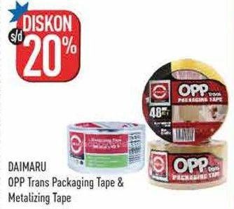 Promo Harga Daimaru OPP Trans Packaging Tape/Metalizing Tape  - Hypermart