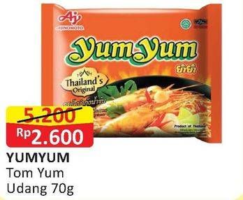 Promo Harga YUMYUM Mi Instan Tom Yum Udang Kuah Creamy  - Alfamart