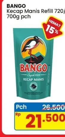 Promo Harga Bango Kecap Manis 550 ml - Indomaret