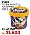 Promo Harga Fullo Wafer Roll Milk Chocolate 200 gr - Indomaret