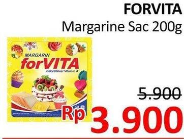 Promo Harga FORVITA Margarine 200 gr - Alfamidi