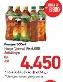 Promo Harga FRESTEA Minuman Teh 500 ml - Carrefour