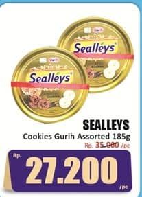 Promo Harga Sealleys Cookies Gurih Saju Assorted 185 gr - Hari Hari