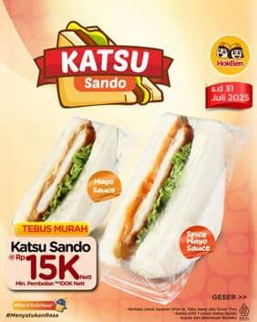 Promo Harga Katsu Sando  - HokBen