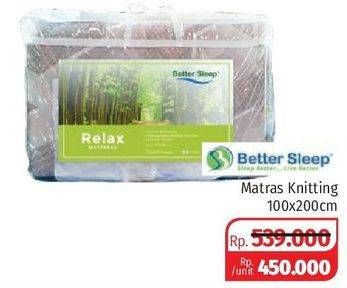 Promo Harga BETTER SLEEP Mattress Knitting 100 X 200 Cm  - Lotte Grosir