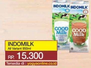 Promo Harga Indomilk Susu UHT All Variants 950 ml - Yogya