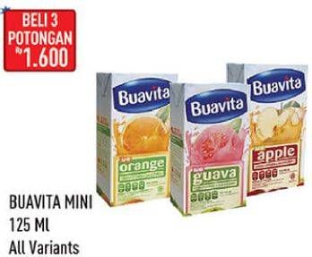 Promo Harga BUAVITA Fresh Juice Apple, Guava 125 ml - Hypermart