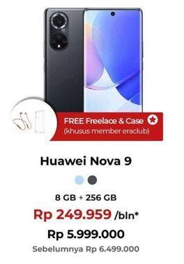 Promo Harga Huawei Nova 9 Smartphone 8 GB + 256 GB  - Erafone