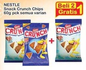 Promo Harga NESTLE CRUNCH Chips All Variants per 2 pouch 60 gr - Indomaret