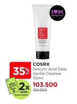 Promo Harga Cosrx Daily Gentle Cleanser Salicylic Acid 150 ml - Watsons