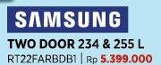 Promo Harga Samsung RT22FARBDB1/SE Kulkas 2 Pintu dengan Digital Inverter 234L   - COURTS