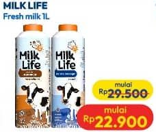 Promo Harga Milk Life Fresh Milk 1000 ml - Hypermart