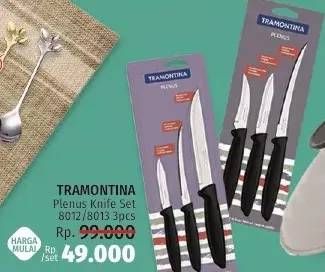 Promo Harga Tramontina Knife Set  - LotteMart