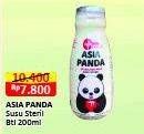 Promo Harga Asia Panda Susu Steril 200 ml - Alfamart