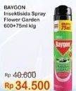 Promo Harga BAYGON Insektisida Spray Flower Garden 675 ml - Indomaret