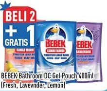 Promo Harga Bebek Bathroom Fresh, Lavender, Lemon 400 ml - Hypermart