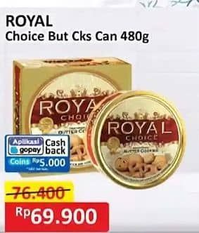 Promo Harga Danish Royal Choice Butter Cookies 480 gr - Alfamart