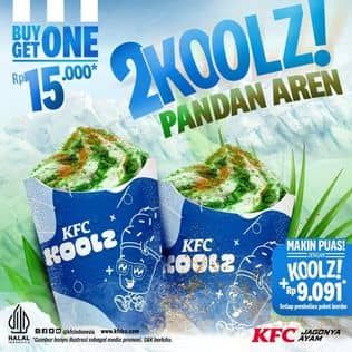 Promo Harga Buy One Get One 2 Koolz  - KFC
