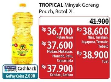 Promo Harga Tropical Minyak Goreng Pouch/Botol  - Alfamidi