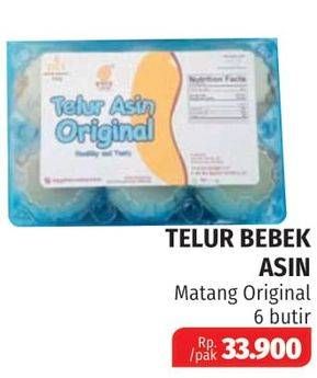 Promo Harga Telur Bebek Asin Matang 6 pcs - Lotte Grosir