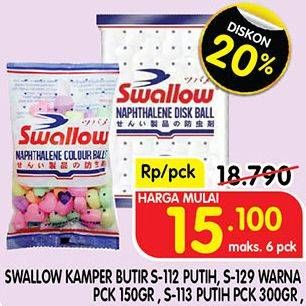 Promo Harga SWALLOW Kamper S-112, S-129, S-113  - Superindo