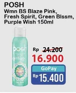 Promo Harga Posh Parfumed Body Spray   - Alfamart