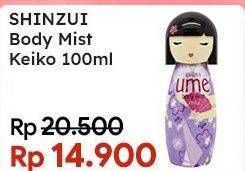 Promo Harga Shinzui Body Mist Ume Keiko 100 ml - Indomaret