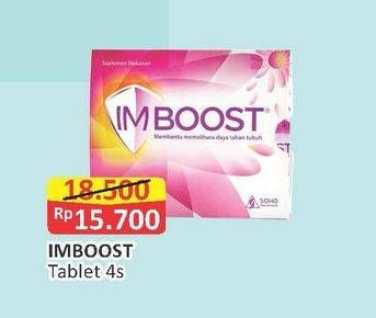 Promo Harga IMBOOST Multivitamin Tablet 4 pcs - Alfamart