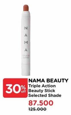Promo Harga NAMA Beauty Triple Action Beauty Stick  - Watsons