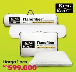 Promo Harga King Koil Nanofiber Bolster/Pillow  - COURTS