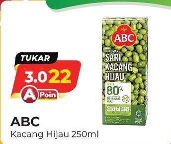 Promo Harga ABC Minuman Sari Kacang Hijau 250 ml - Alfamart