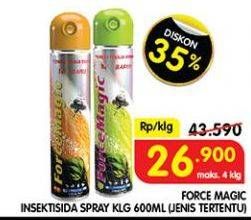 Promo Harga Force Magic Insektisida Spray 600 ml - Superindo