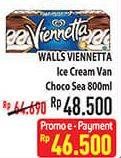 Promo Harga WALLS Ice Cream Viennetta Choco Vanila 800 ml - Hypermart