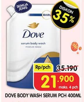 Promo Harga Dove Body Wash All Variants 400 ml - Superindo
