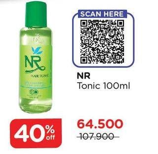 Promo Harga NR Hair Reactive Tonic 100 ml - Watsons