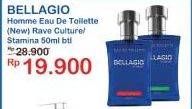 Promo Harga Bellagio Eau De Toilette Rave Culture, Stamina 50 ml - Indomaret