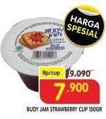 Promo Harga BUDY JAM Selai Strawberry 150 gr - Superindo