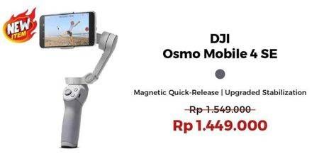 Promo Harga DJI Osmo Mobile 4 SE  - Erafone
