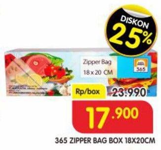 Promo Harga 365 Zipper Box 18 X 20 Cm  - Superindo