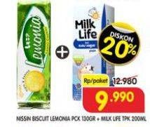 Nissin Cookies Lemonia/Milk Life UHT