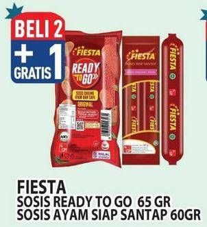 Promo Harga Fiesta Ready To Go Sausage 65 gr - Hypermart